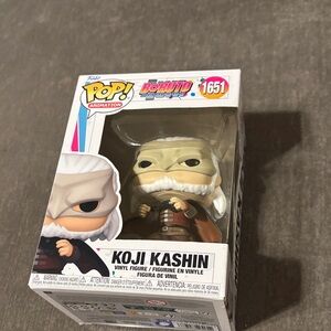 Funko Pop Animation Koji Kashin with White Hair and Brown Outfit